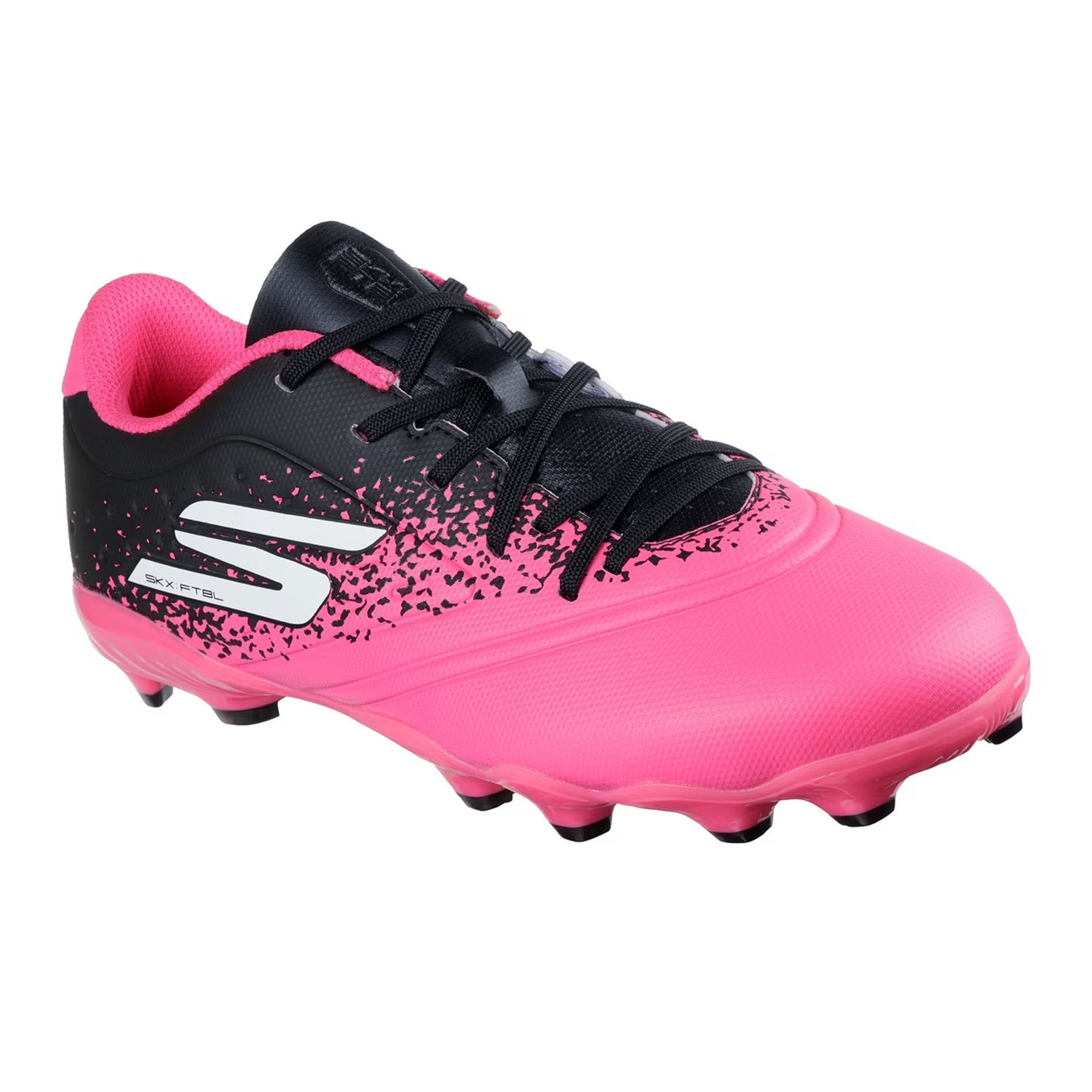 Pink-Black - Pack Shot - Skechers Childrens-Kids Razor Artificial Ground Football Boots