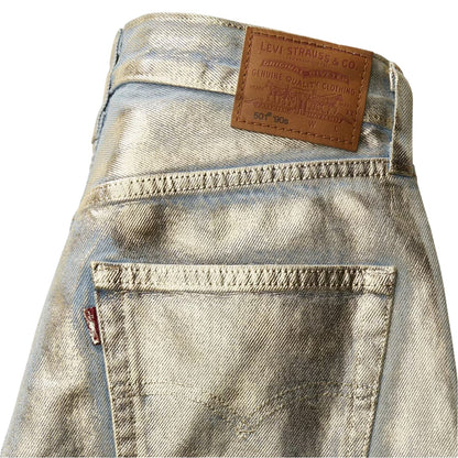 Optical Illusion - Side - Levis Womens-Ladies 501 Loose Fit Jeans