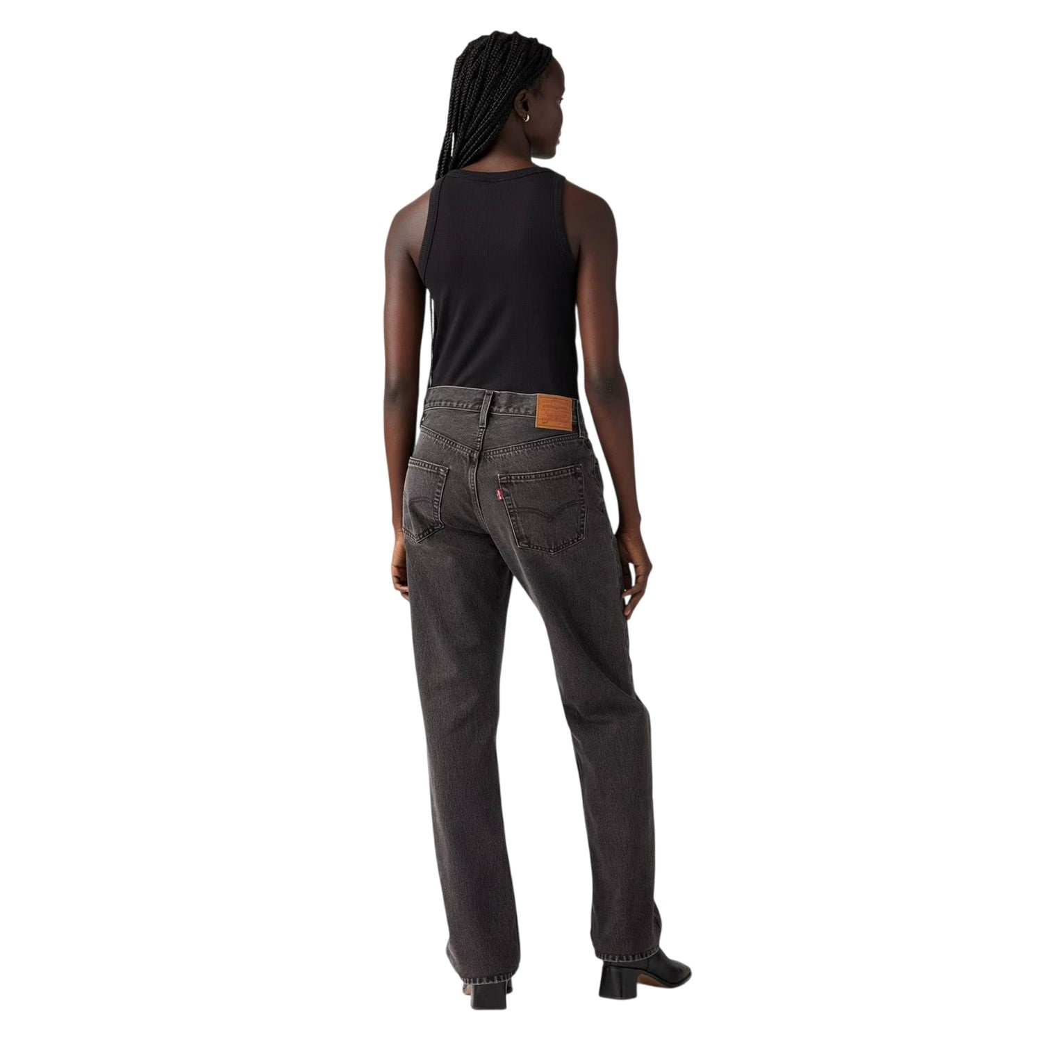 Take A Hint - Back - Levis Womens-Ladies 501 Loose Fit Jeans