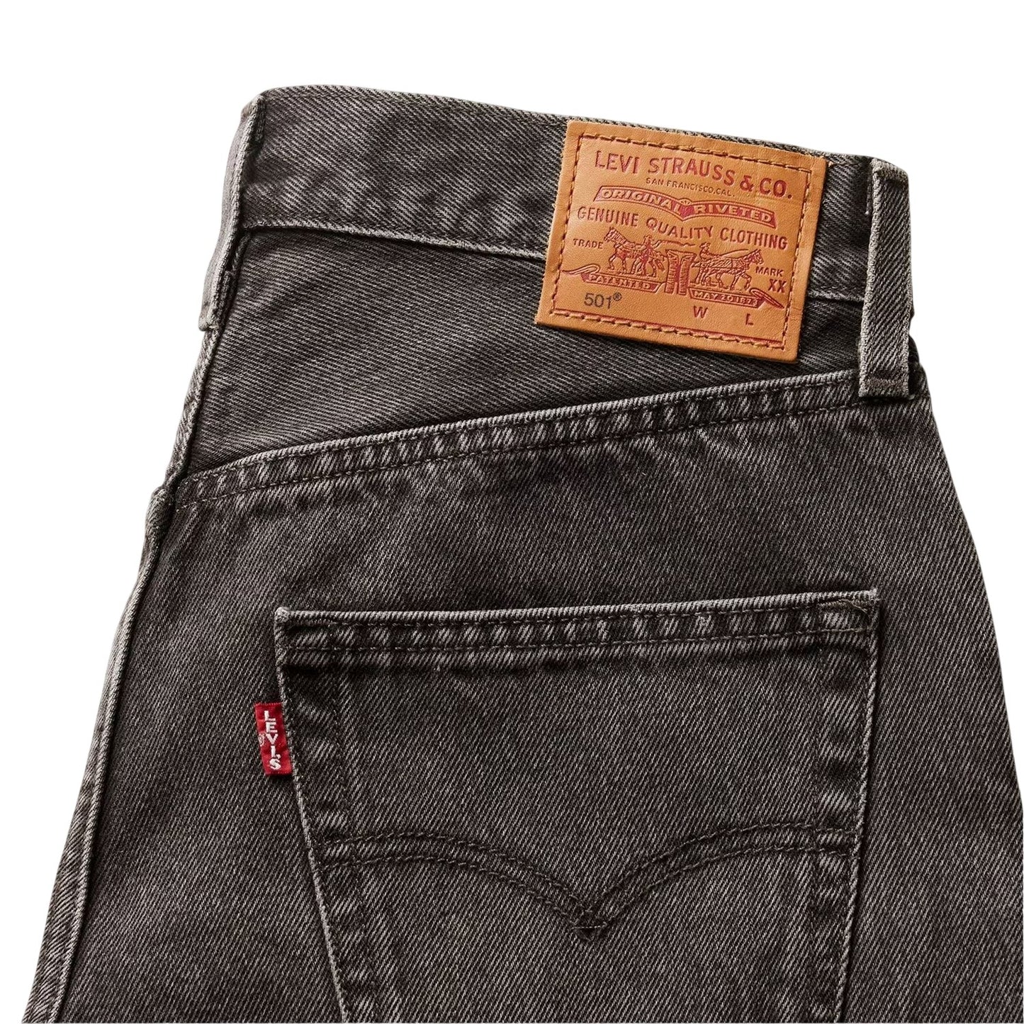 Take A Hint - Side - Levis Womens-Ladies 501 Loose Fit Jeans