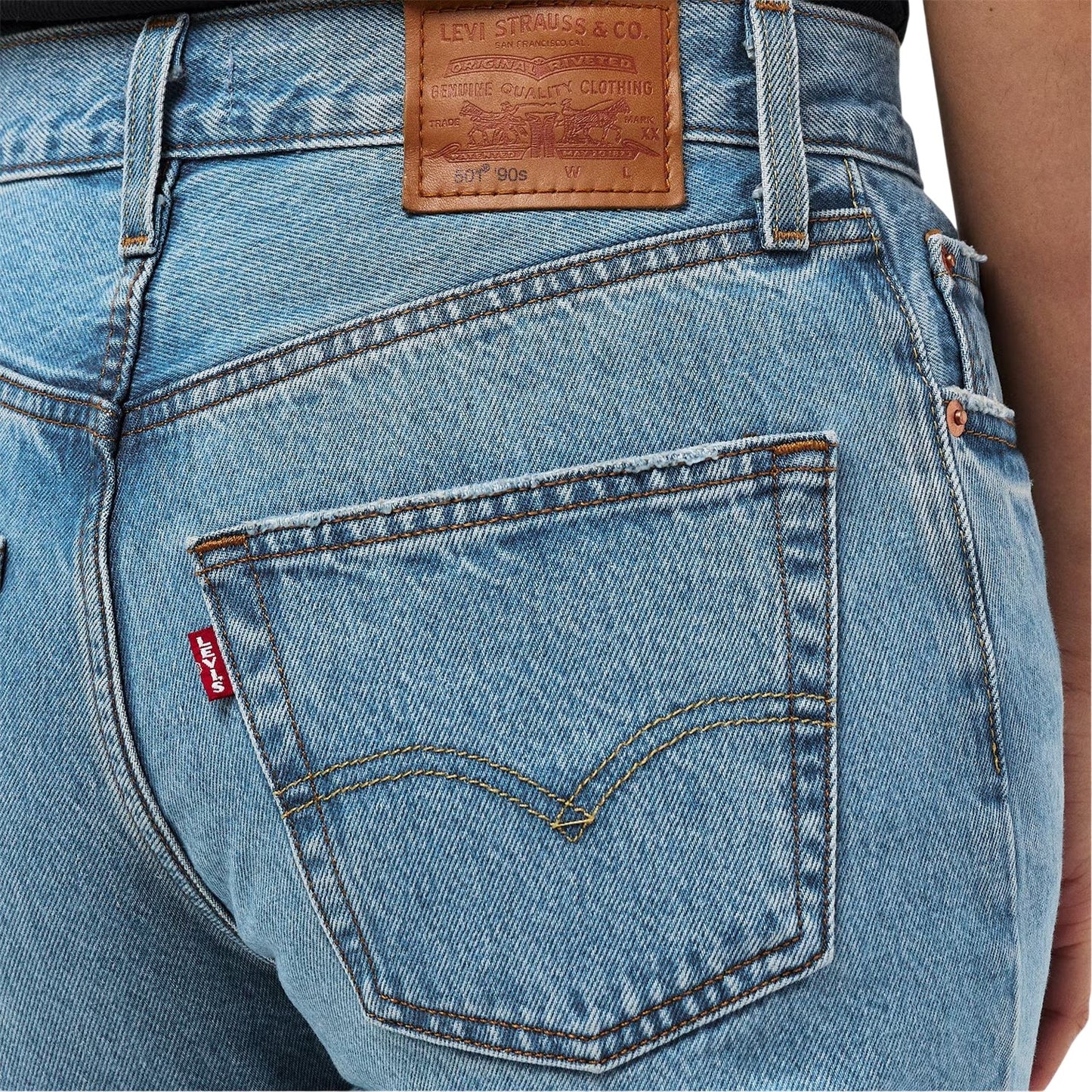 In Love W You - Side - Levis Womens-Ladies 501 Loose Fit Jeans