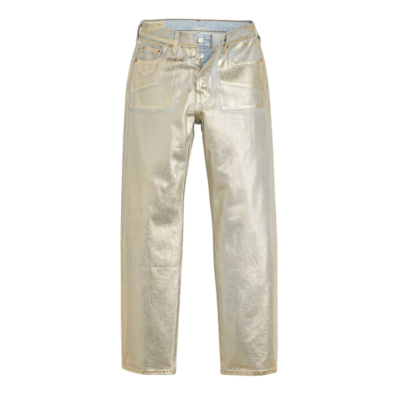 Optical Illusion - Front - Levis Womens-Ladies 501 Loose Fit Jeans