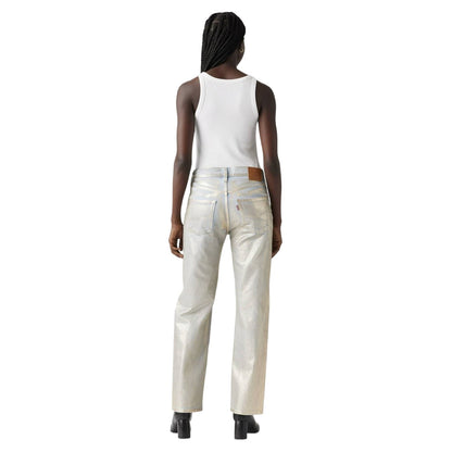 Optical Illusion - Back - Levis Womens-Ladies 501 Loose Fit Jeans