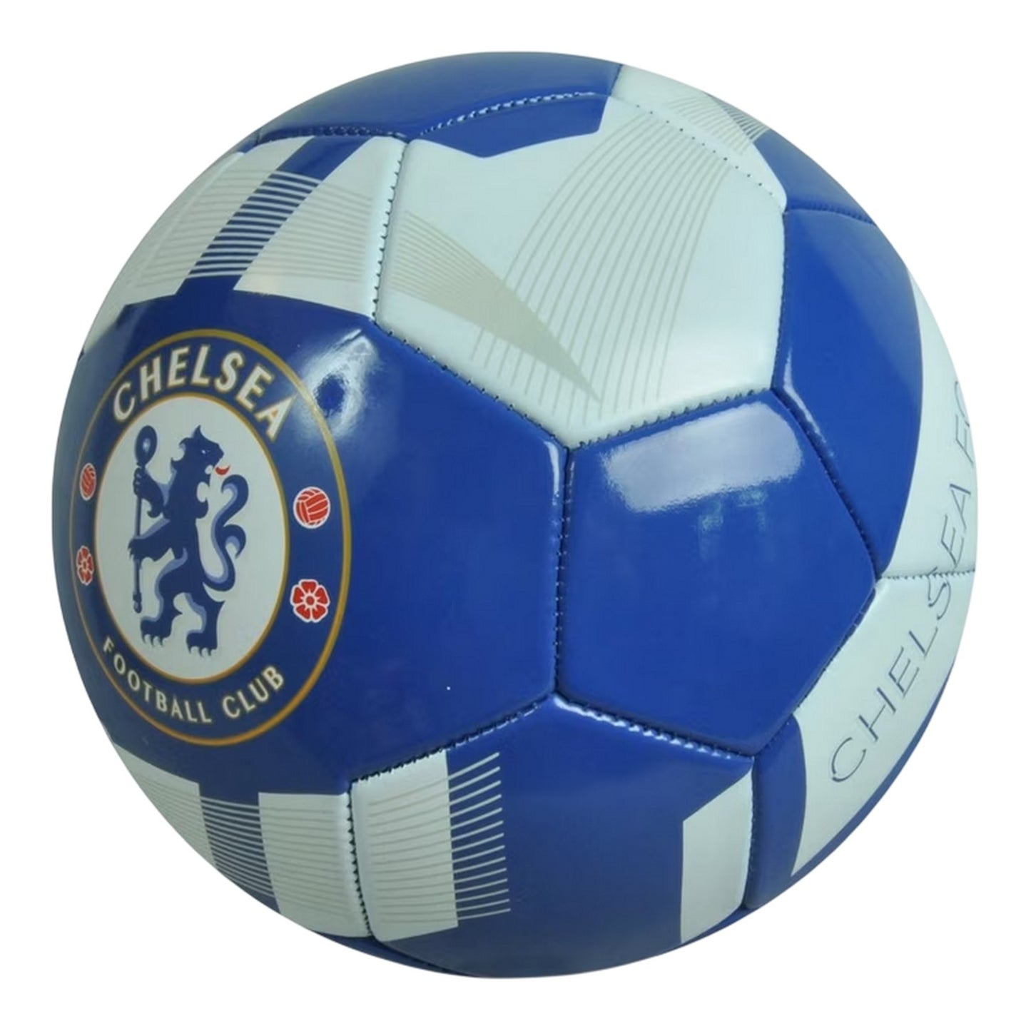 White-Blue-Gold - Back - Real Madrid CF Classic PU Football