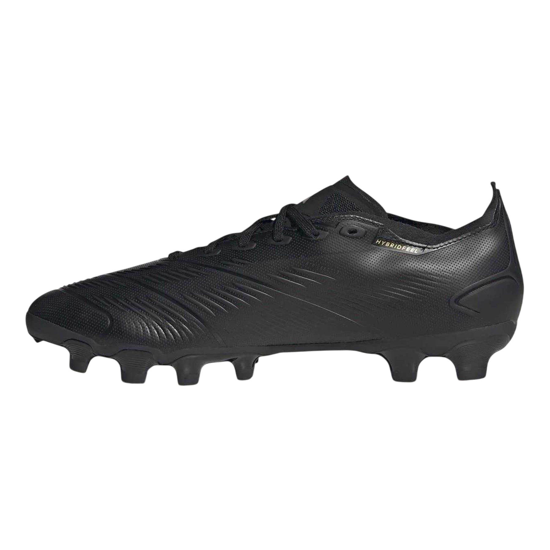Core Black-Carbon Grey - Side - Adidas Mens Predator League 3 Stripes Football Boots