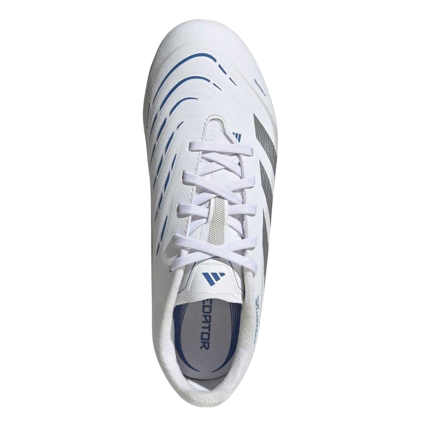 White - Lifestyle - Adidas Childrens-Kids Predator League Firm Ground Football Boots
