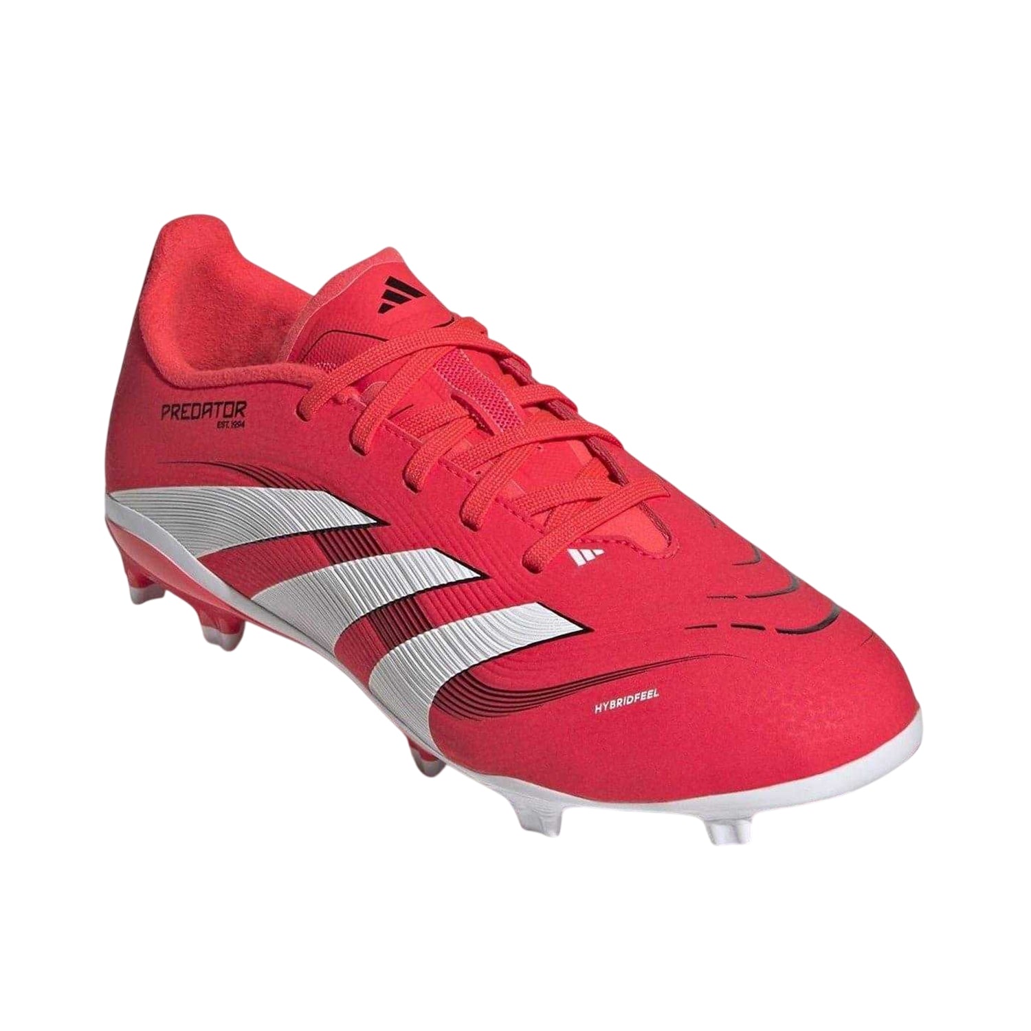 Red-White - Lifestyle - Adidas Childrens-Kids Predator League Firm Ground Football Boots