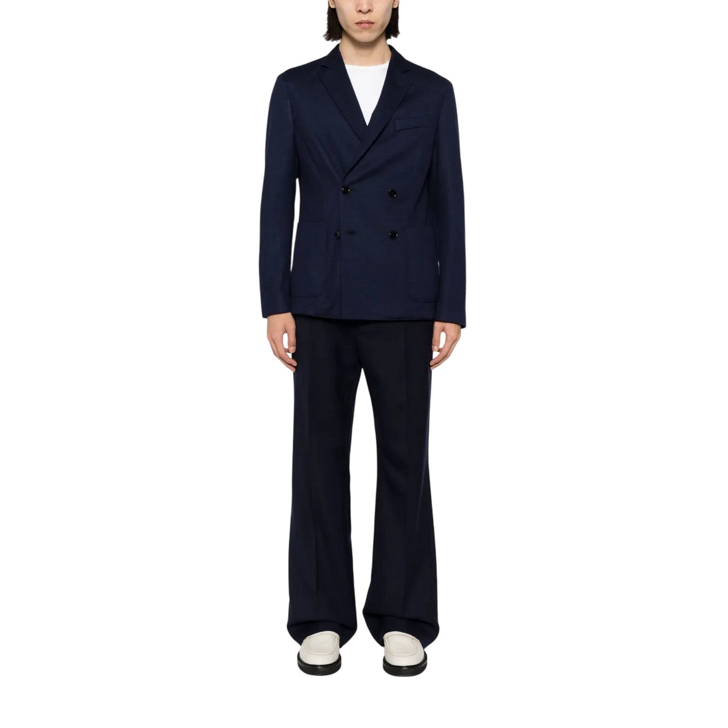 Dark Blue - Lifestyle - Boss Mens Double-Breasted Blazer