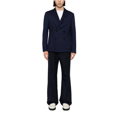 Dark Blue - Lifestyle - Boss Mens Double-Breasted Blazer