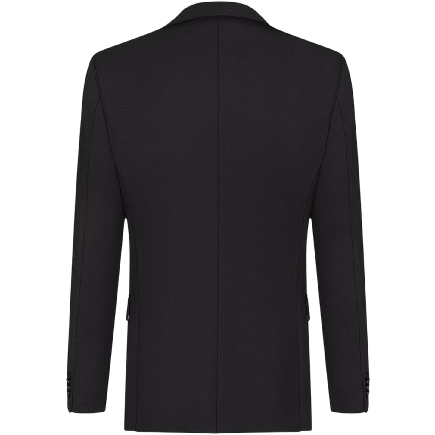 Grey - Back - Boss Mens Novan6 Single-Breasted Slim Blazer