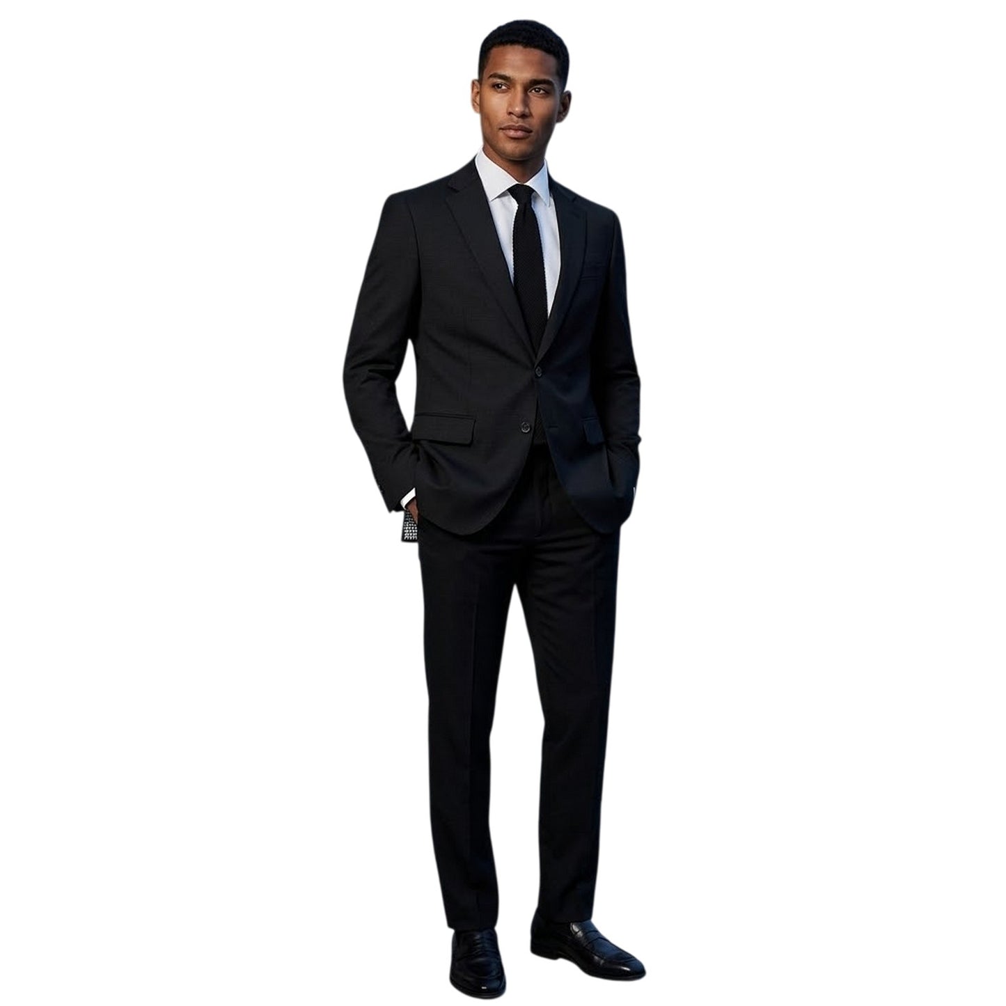 Grey - Side - Boss Mens Novan6 Single-Breasted Slim Blazer