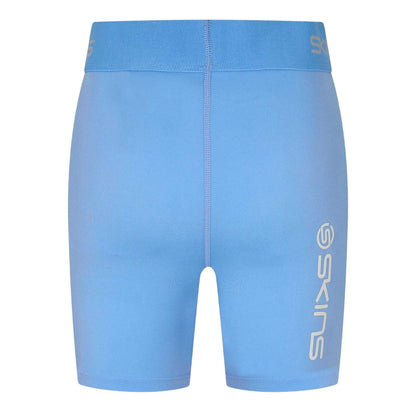 Blue - Back - Skins Mens Series-1 Fitted Compression Shorts