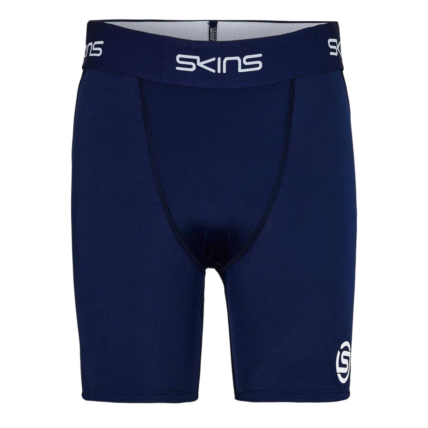 Dark Blue - Front - Skins Mens Series-1 Fitted Compression Shorts