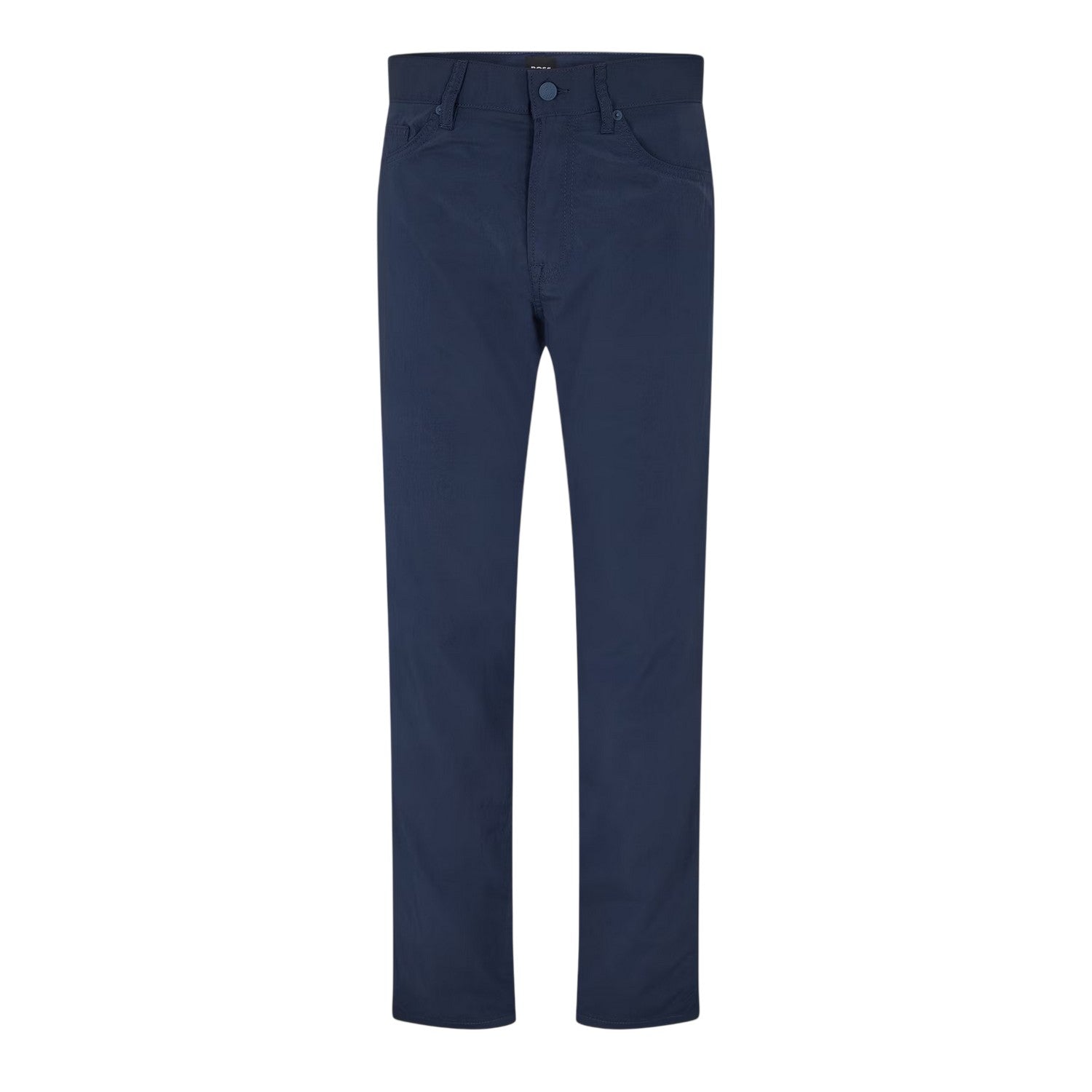 Dark Blue - Front - Boss Mens Re.Maine Regular Suit Trousers