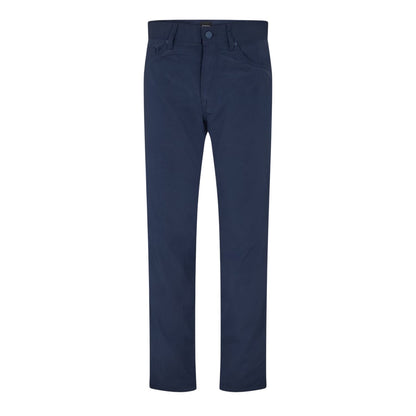 Dark Blue - Front - Boss Mens Re.Maine Regular Suit Trousers