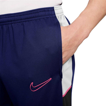 Blue-Pink - Side - Nike Mens Academy Tracksuit Bottoms