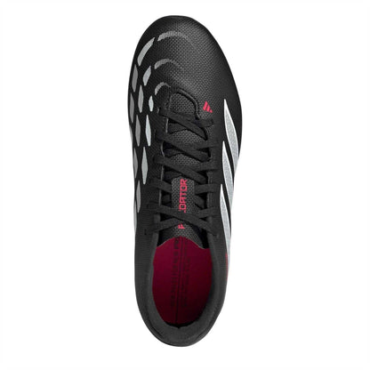 Black-Red - Lifestyle - Adidas Childrens-Kids Predator Club Firm Ground Football Boots
