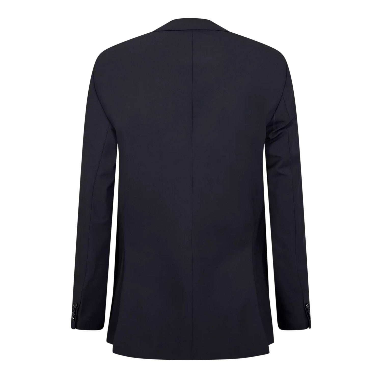 Black - Back - Boss Mens Lapel Single-Breasted Blazer