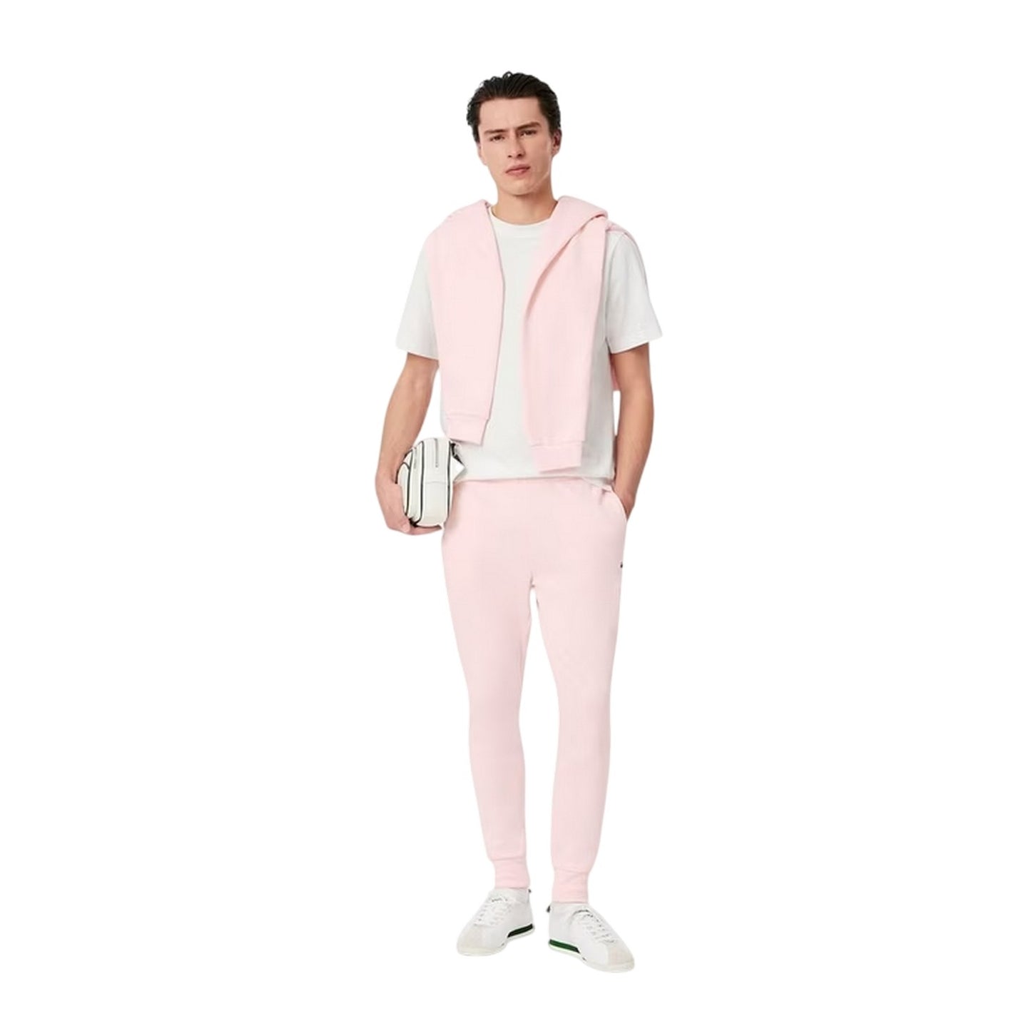 Flamingo Pink - Lifestyle - Lacoste Mens Relaxed Fit Tracksuit Bottoms