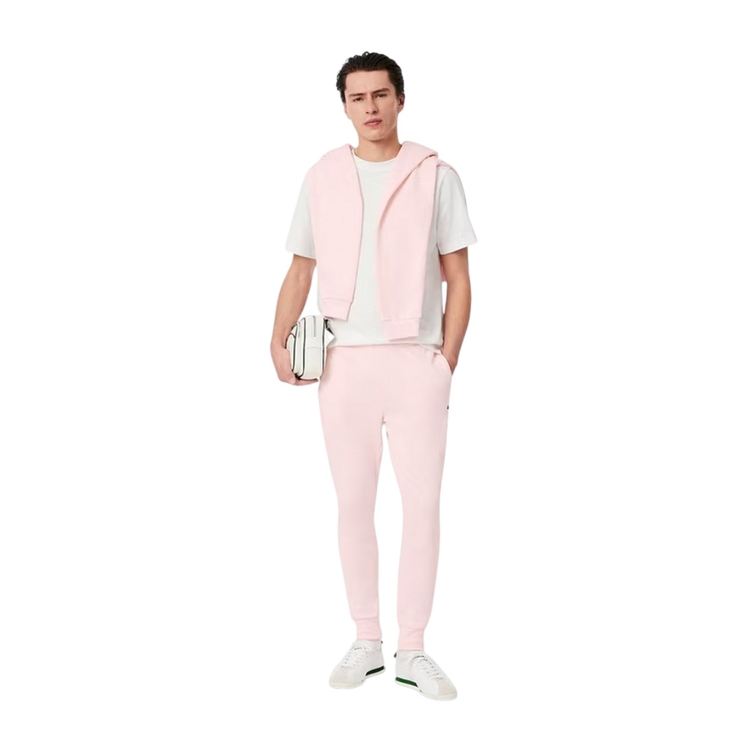 Flamingo Pink - Lifestyle - Lacoste Mens Relaxed Fit Tracksuit Bottoms