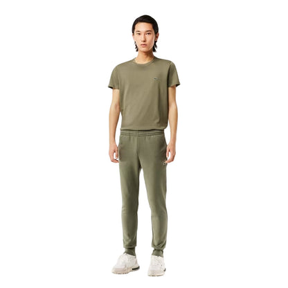Green - Front - Lacoste Mens Relaxed Fit Tracksuit Bottoms