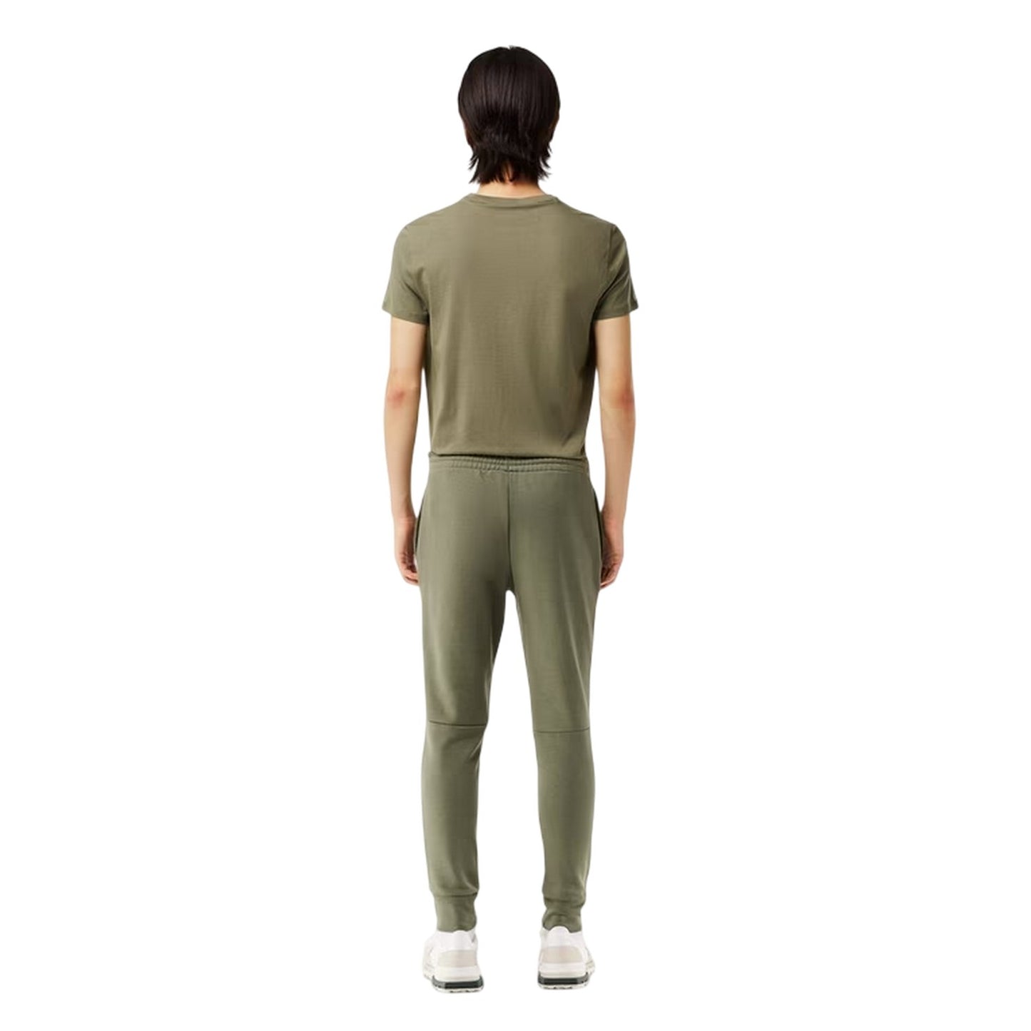 Green - Back - Lacoste Mens Relaxed Fit Tracksuit Bottoms