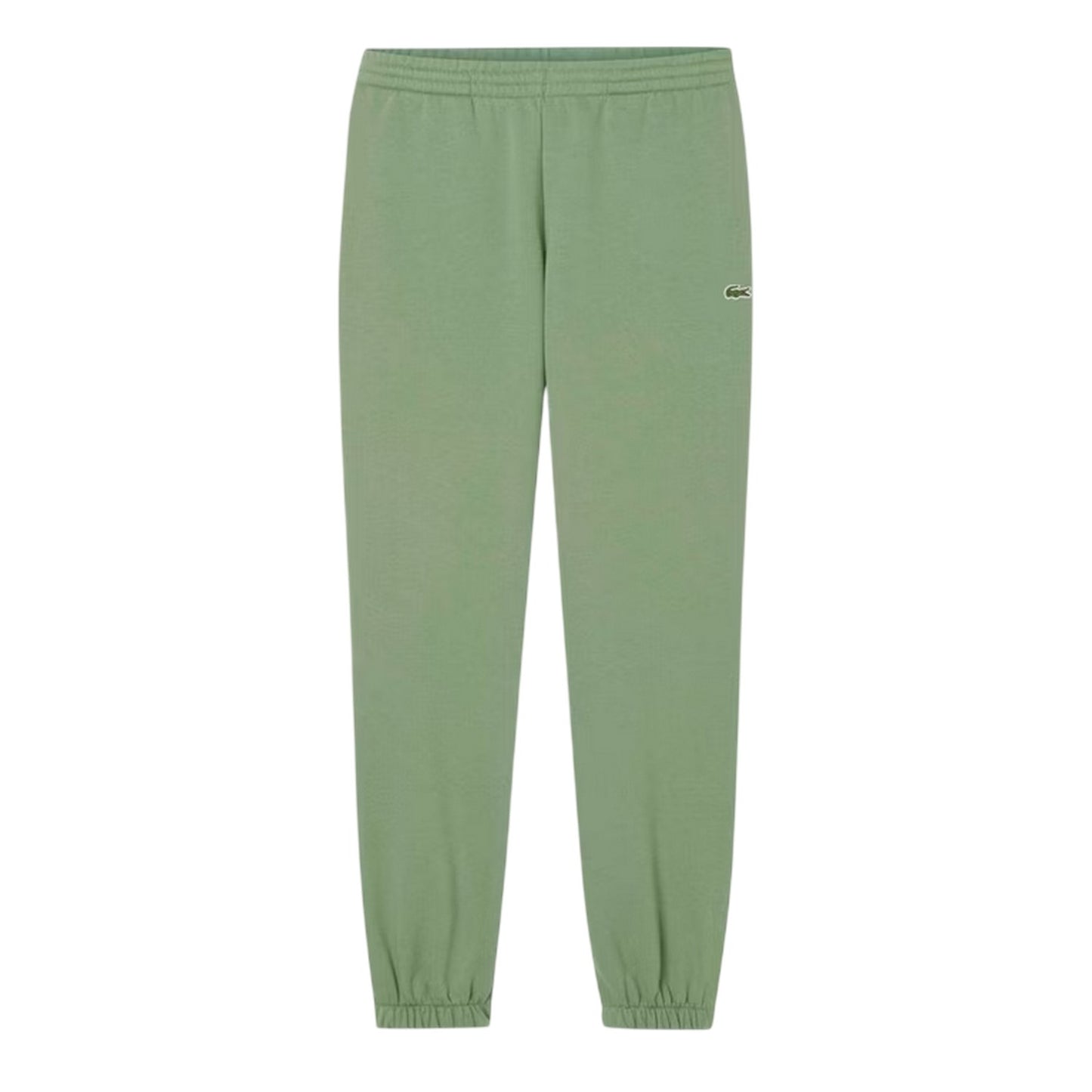 Thyme Green - Front - Lacoste Mens Fleece Regular Jogging Bottoms