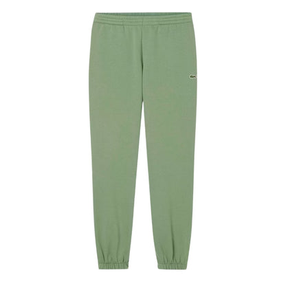 Thyme Green - Front - Lacoste Mens Fleece Regular Jogging Bottoms
