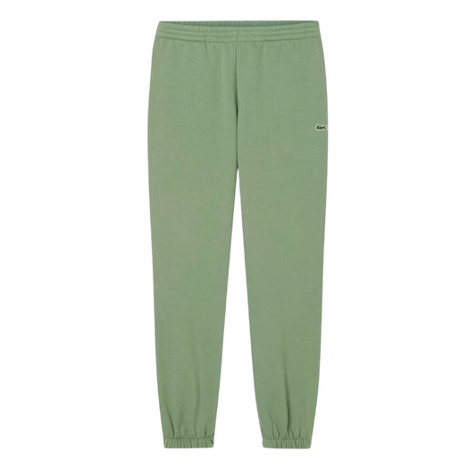 Thyme Green - Front - Lacoste Mens Fleece Regular Jogging Bottoms