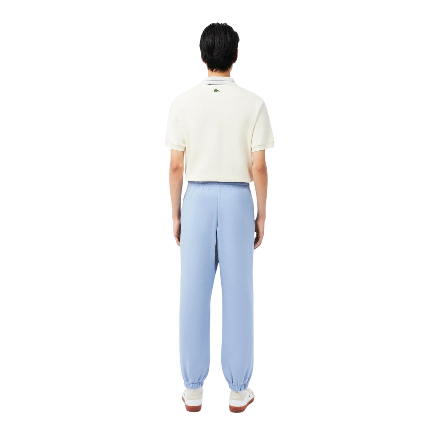 Blue - Back - Lacoste Mens Fleece Regular Jogging Bottoms