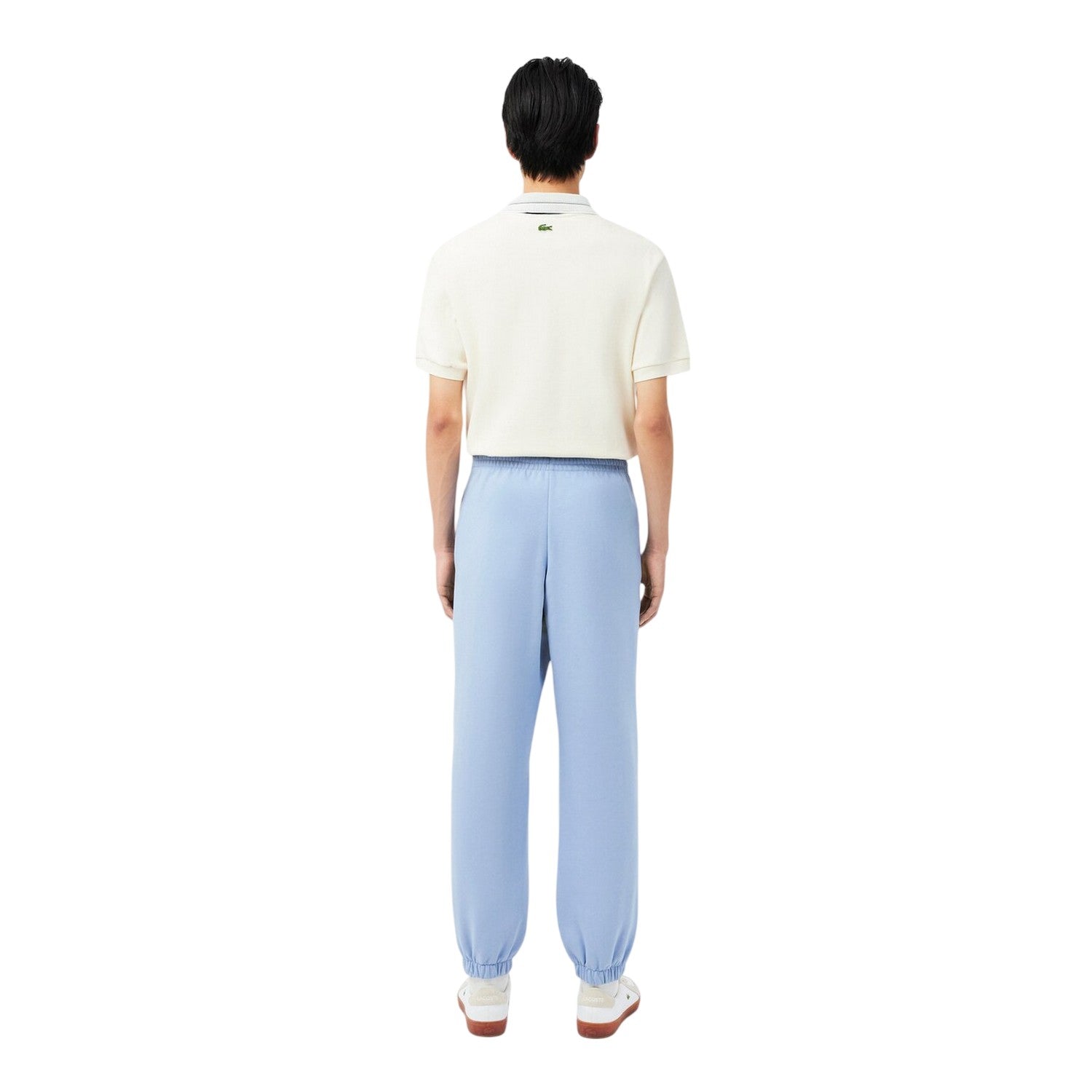 Blue - Back - Lacoste Mens Fleece Regular Jogging Bottoms