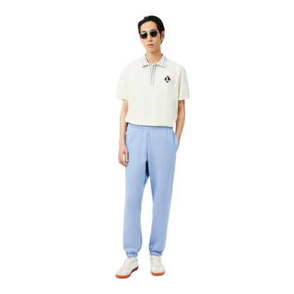 Blue - Side - Lacoste Mens Fleece Regular Jogging Bottoms