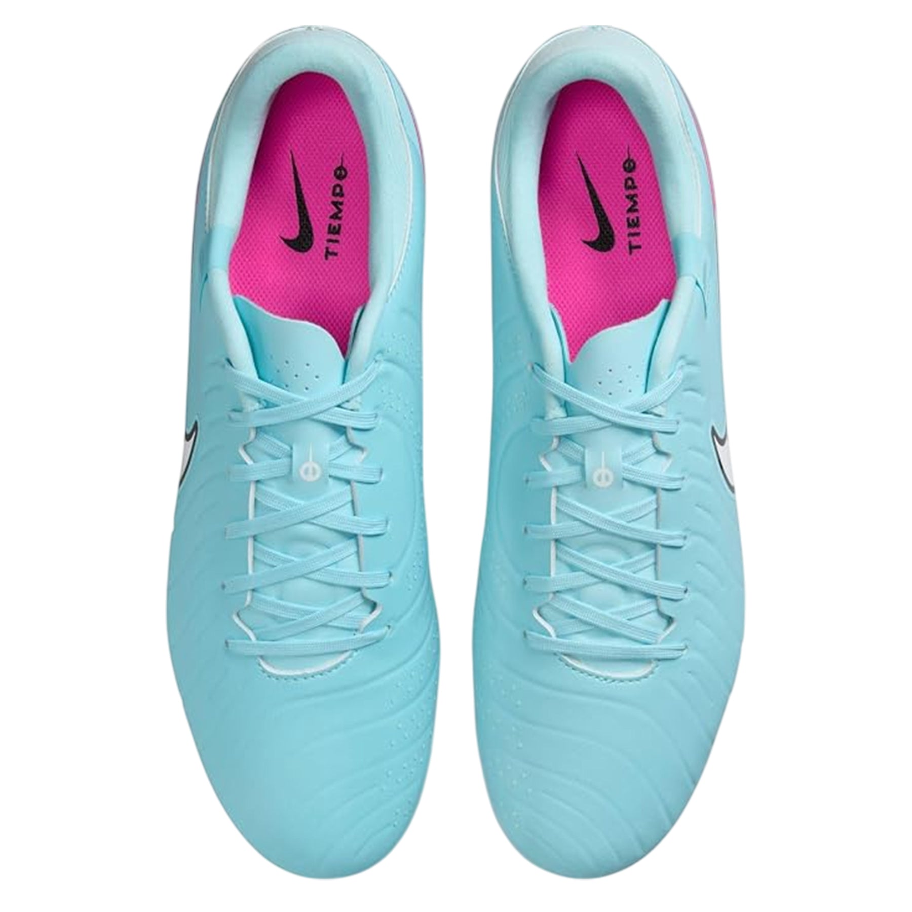 Blue-White - Lifestyle - Nike Unisex Adult Tiempo Legend 10 Leather Firm Ground Football Boots