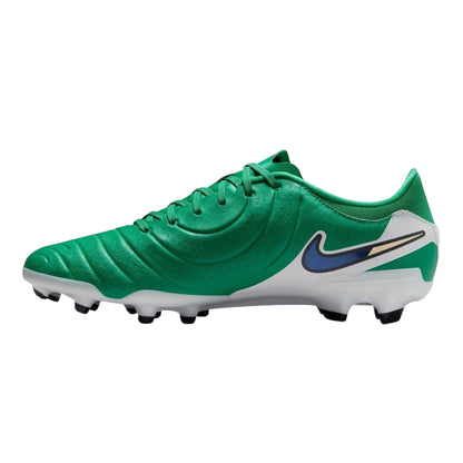 Green-Black - Side - Nike Unisex Adult Tiempo Legend 10 Leather Firm Ground Football Boots