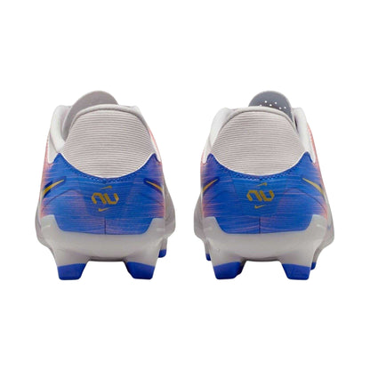 Grey-Blue - Back - Nike Unisex Adult Tiempo Legend 10 Leather Firm Ground Football Boots