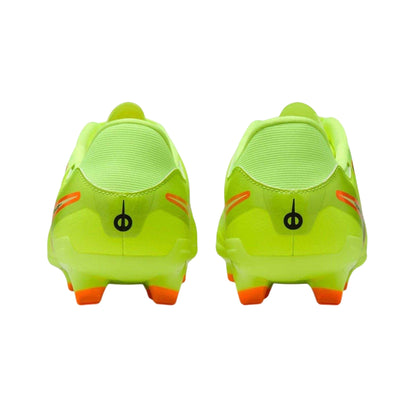 Volt-Black - Back - Nike Unisex Adult Tiempo Legend 10 Leather Firm Ground Football Boots
