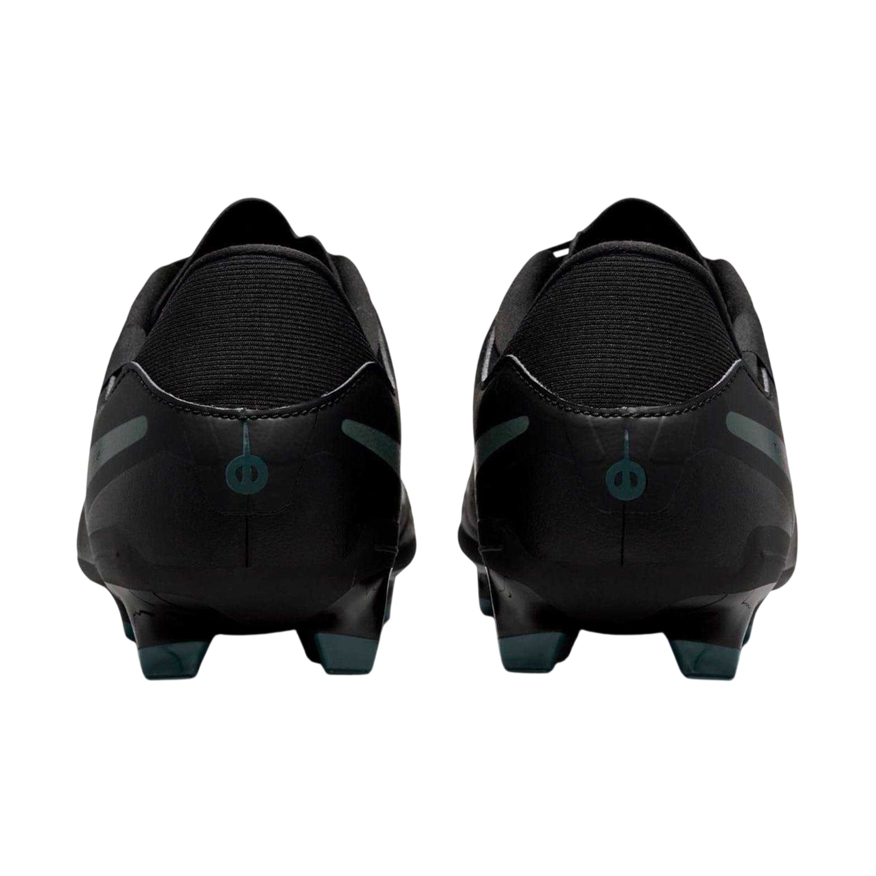 Black-Green - Back - Nike Unisex Adult Tiempo Legend 10 Leather Firm Ground Football Boots