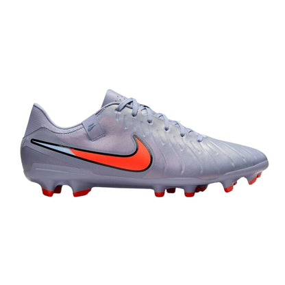 Blue-Black - Front - Nike Unisex Adult Tiempo Legend 10 Leather Firm Ground Football Boots