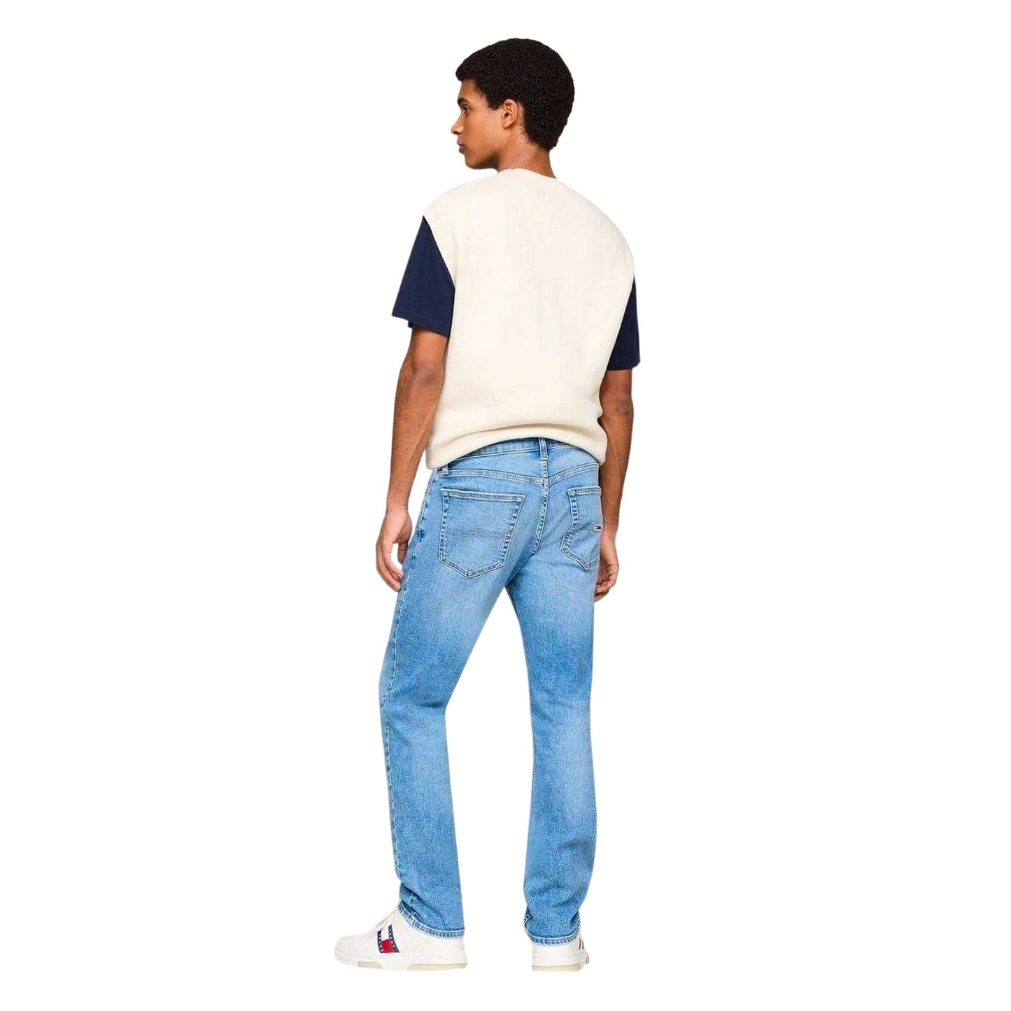 Light Denim - Back - Tommy Jeans Mens Denim Jeans
