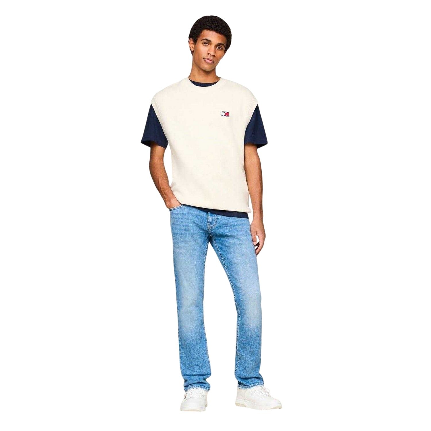 Light Blue - Pack Shot - Tommy Jeans Mens Denim Jeans
