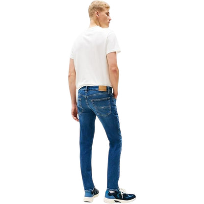 Medium Blue - Back - Tommy Jeans Mens Denim Jeans