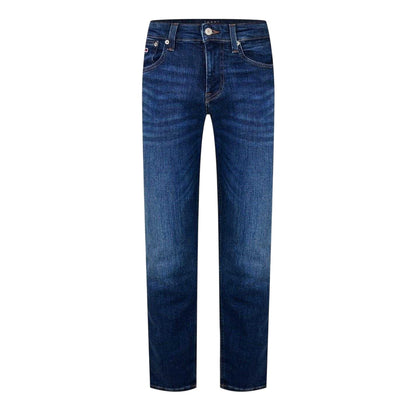 Dark Denim - Front - Tommy Jeans Mens Denim Jeans