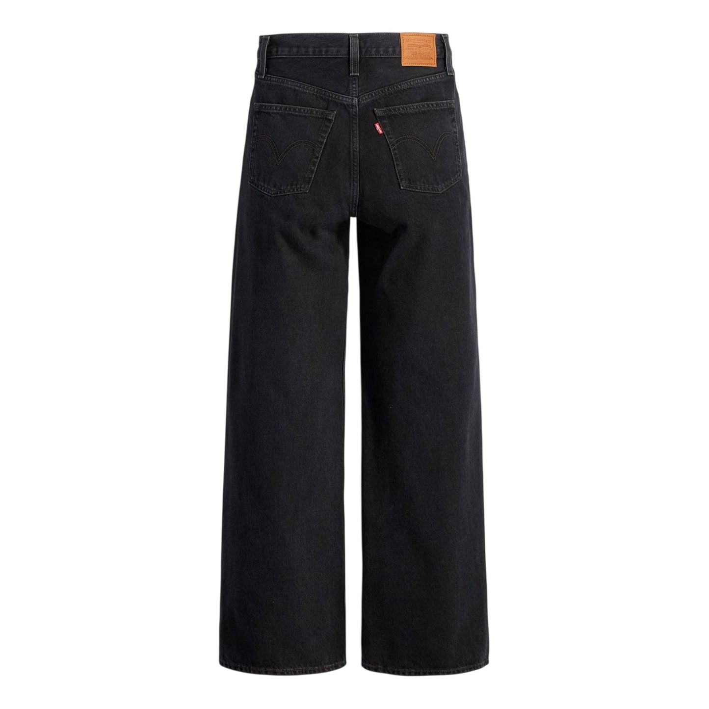Rosie - Back - Levis Womens-Ladies Cotton Blend Wide Leg Jeans