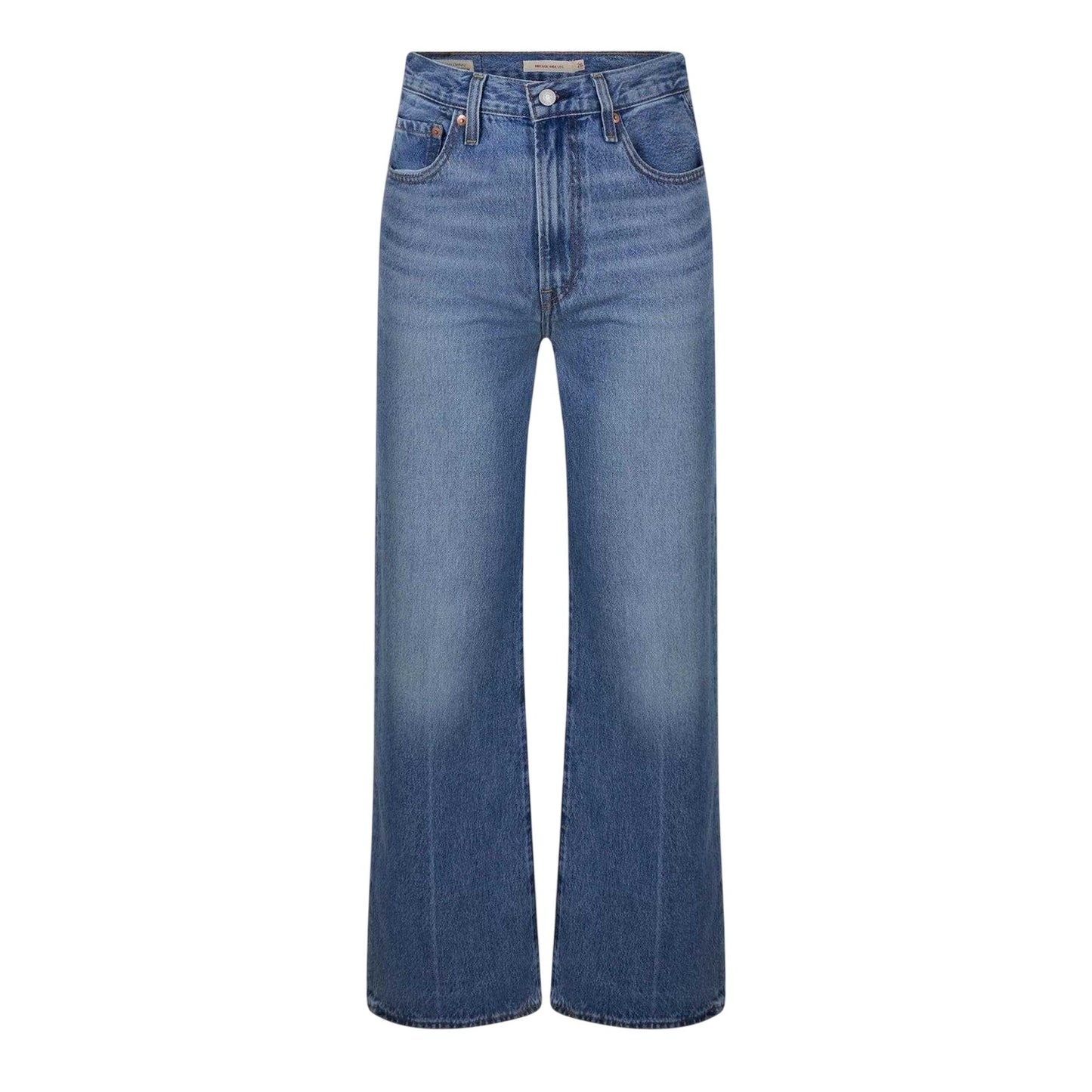 Under The Moonlight - Front - Levis Womens-Ladies Cotton Blend Wide Leg Jeans