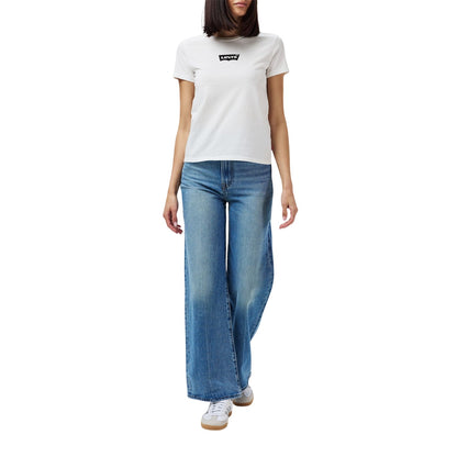 Under The Moonlight - Side - Levis Womens-Ladies Cotton Blend Wide Leg Jeans