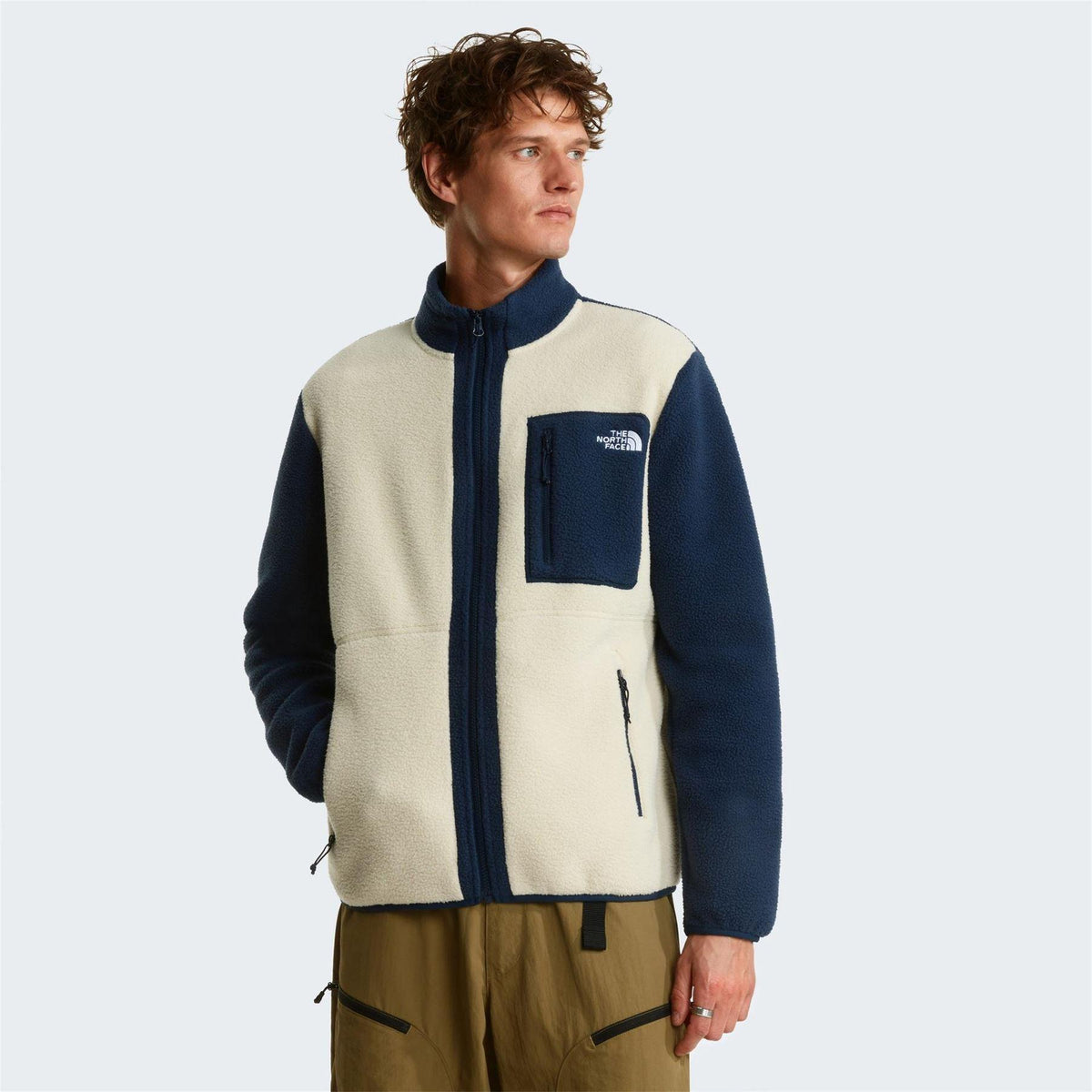 Desert-Stone - Side - The North Face Mens Yumiori Full Zip Fleece Jacket