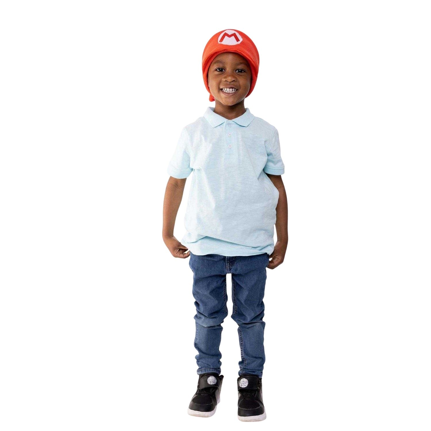 Red - Side - Super Mario Headphones Headband