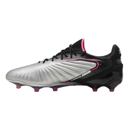 Silver - Back - Puma Childrens-Kids King Ultimate Firm Ground Football Boots