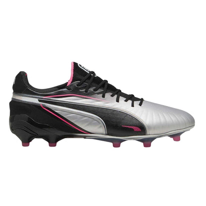 Silver - Front - Puma Childrens-Kids King Ultimate Firm Ground Football Boots