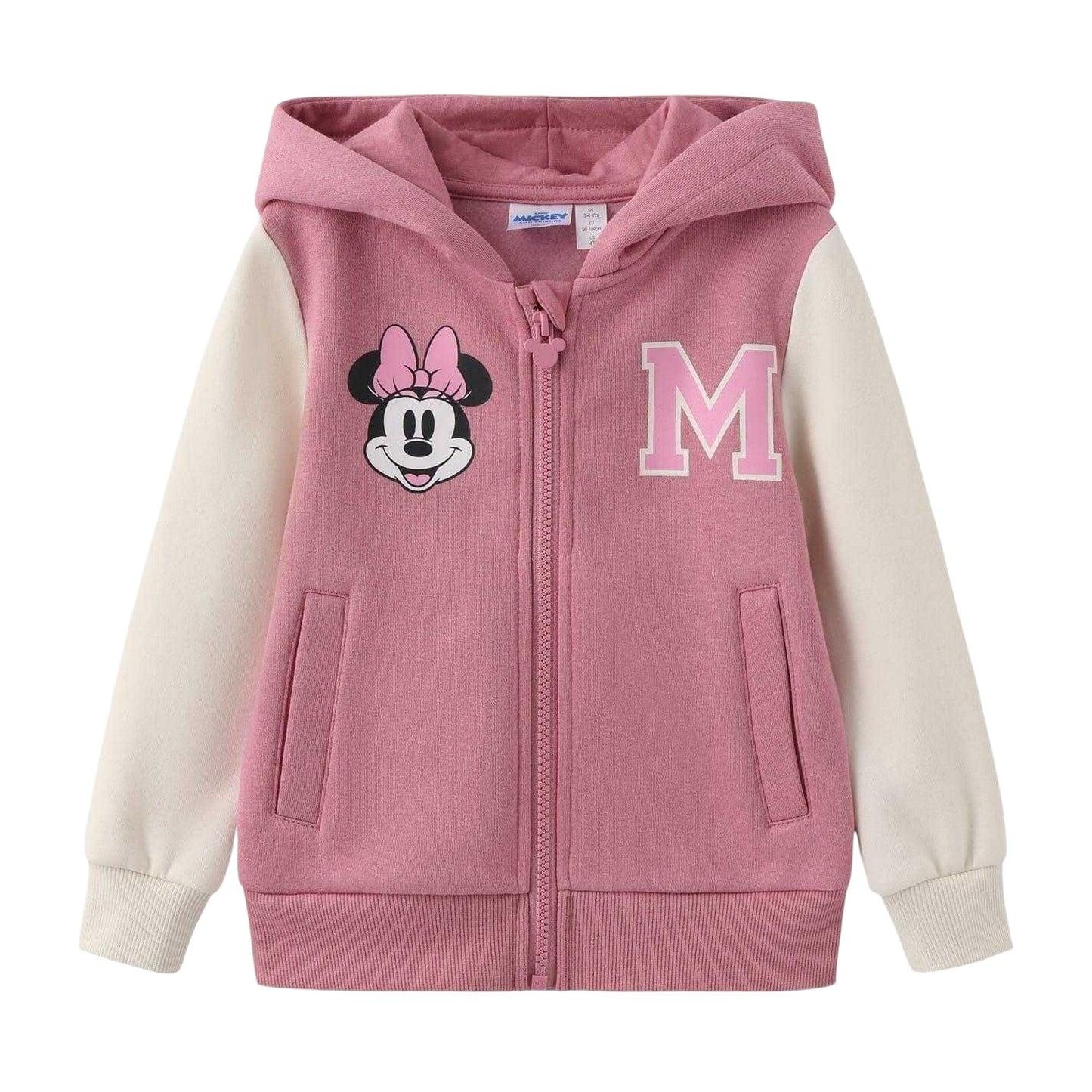 Pink - Back - Minnie Mouse Baby Girls Tracksuit